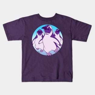 Purple Penguin Kids T-Shirt